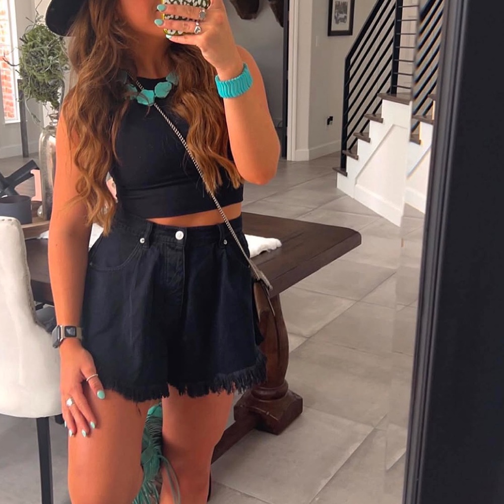 Free people black skort